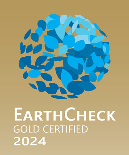Earth Check (친환경관광인증시스템) GOLD 4년차 획득